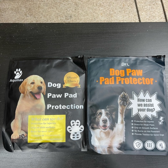 Aquatix Other - Black Dog Paw Pad Protection For dogs 60-80 lbs